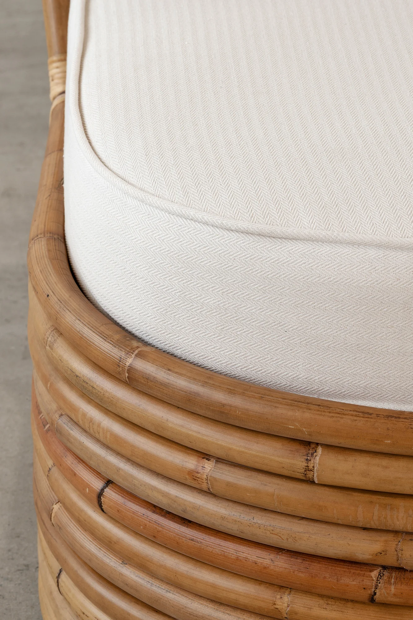 Anna Rattan Chair - Cream - Image 4
