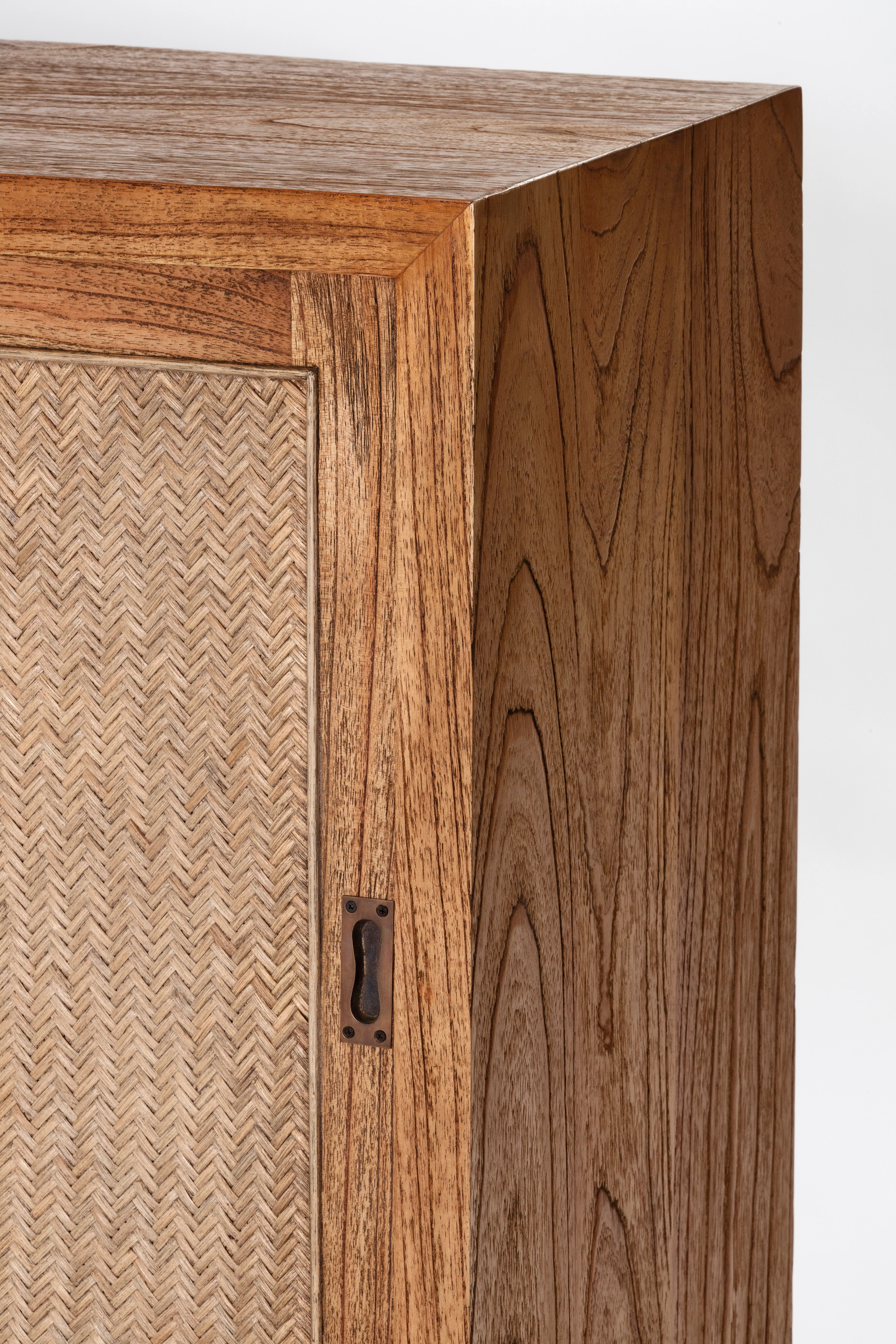 Bianca 2 Door Buffet - Antique Mindi/Weave - Image 8
