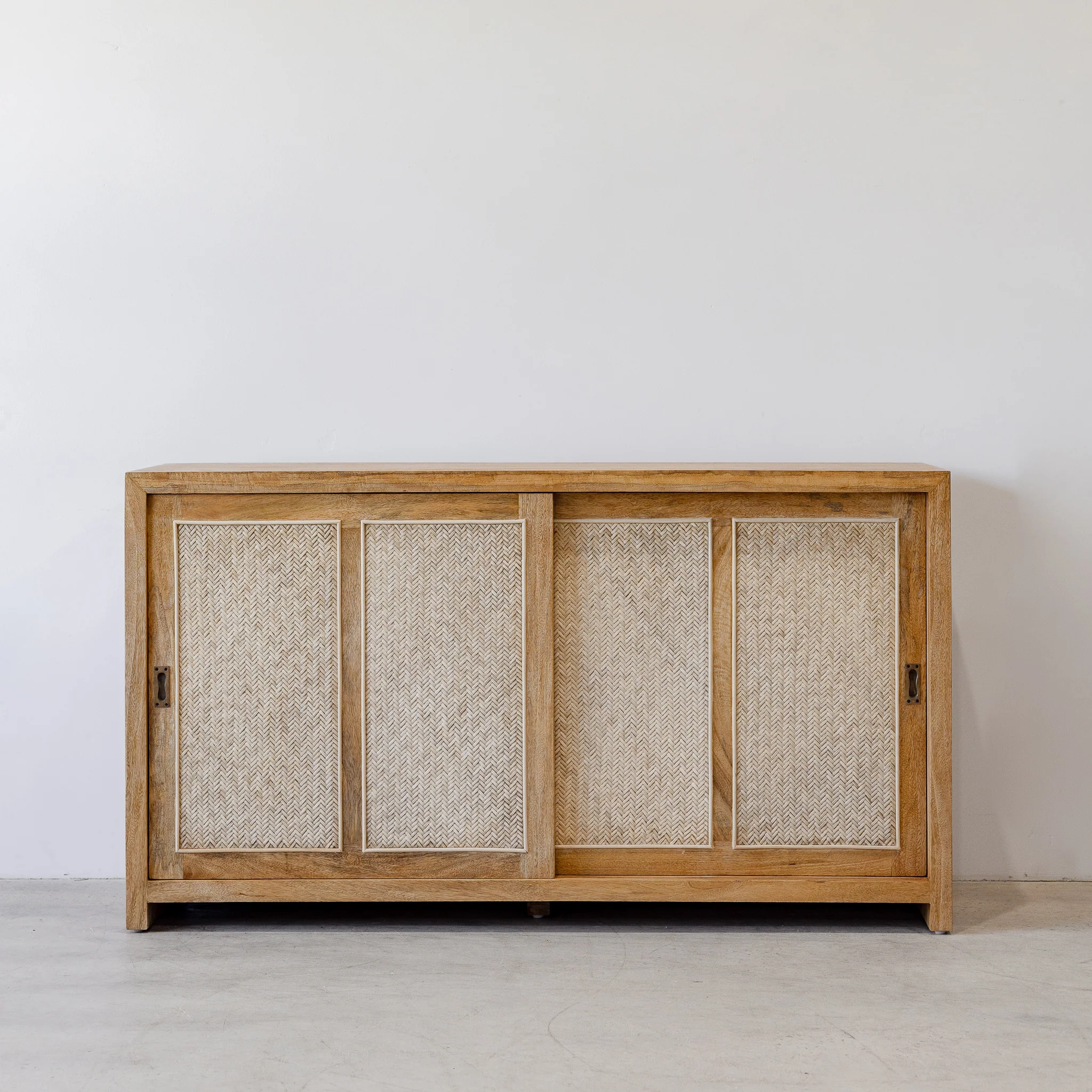 Bianca 2 Door Buffet - Rustic Matte/Weave - Image 3