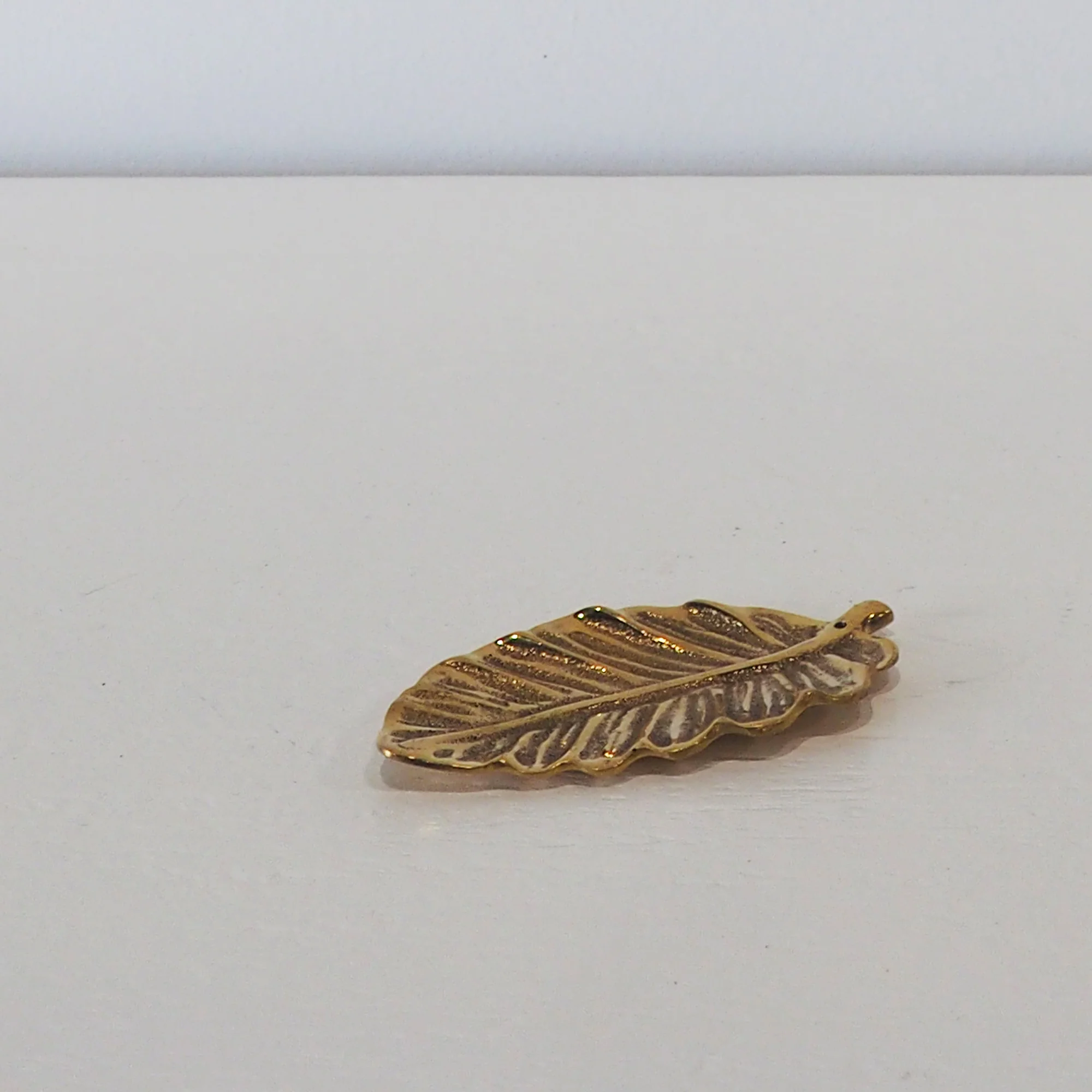 Brass Leaf Incense Holder - Image 4