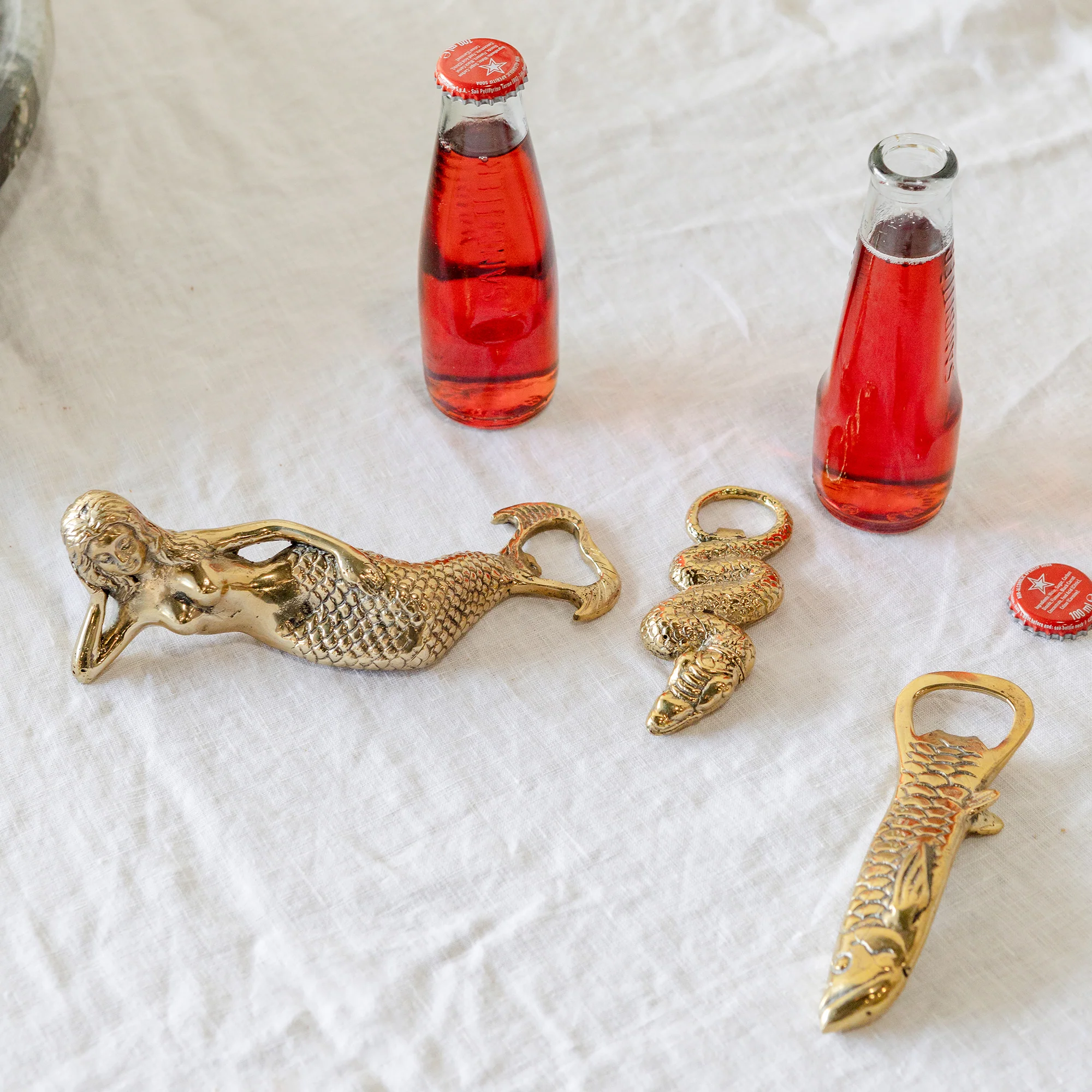 Brass Mermaid Bottle Opener - Image 2