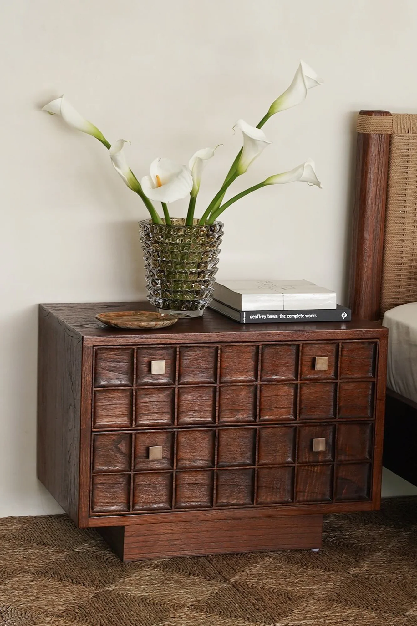 Bruno Bedside - Rustic Walnut - Image 3