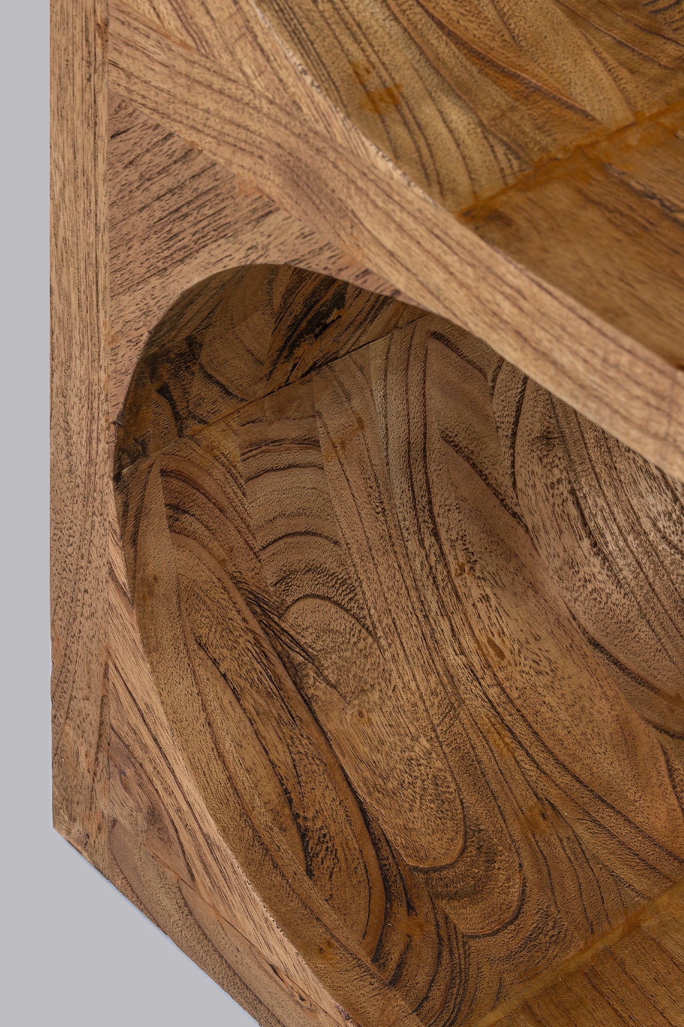 Elissa Shelving Console - Antique Mindi - Image 5