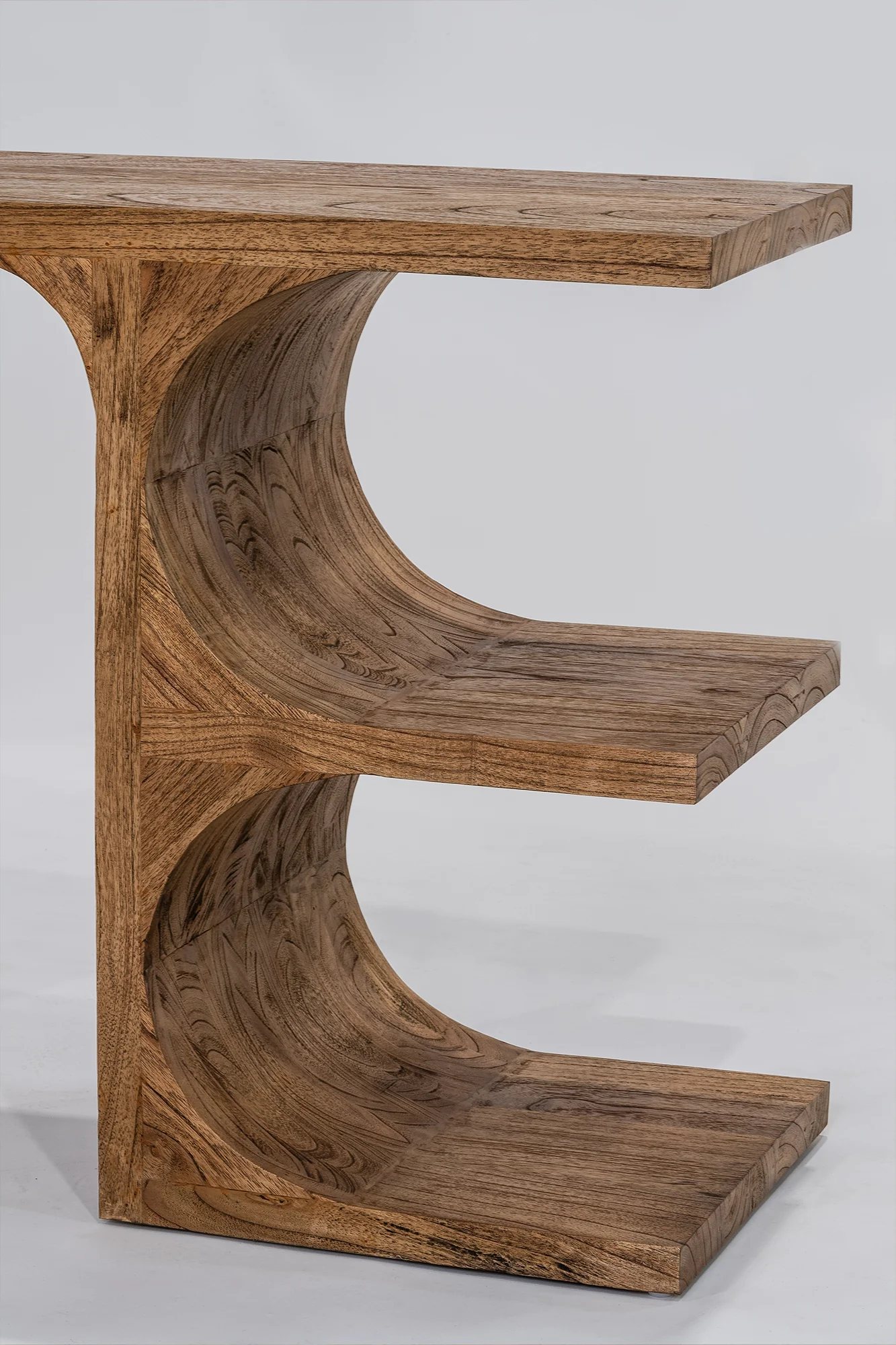 Elissa Shelving Console - Antique Mindi - Image 6