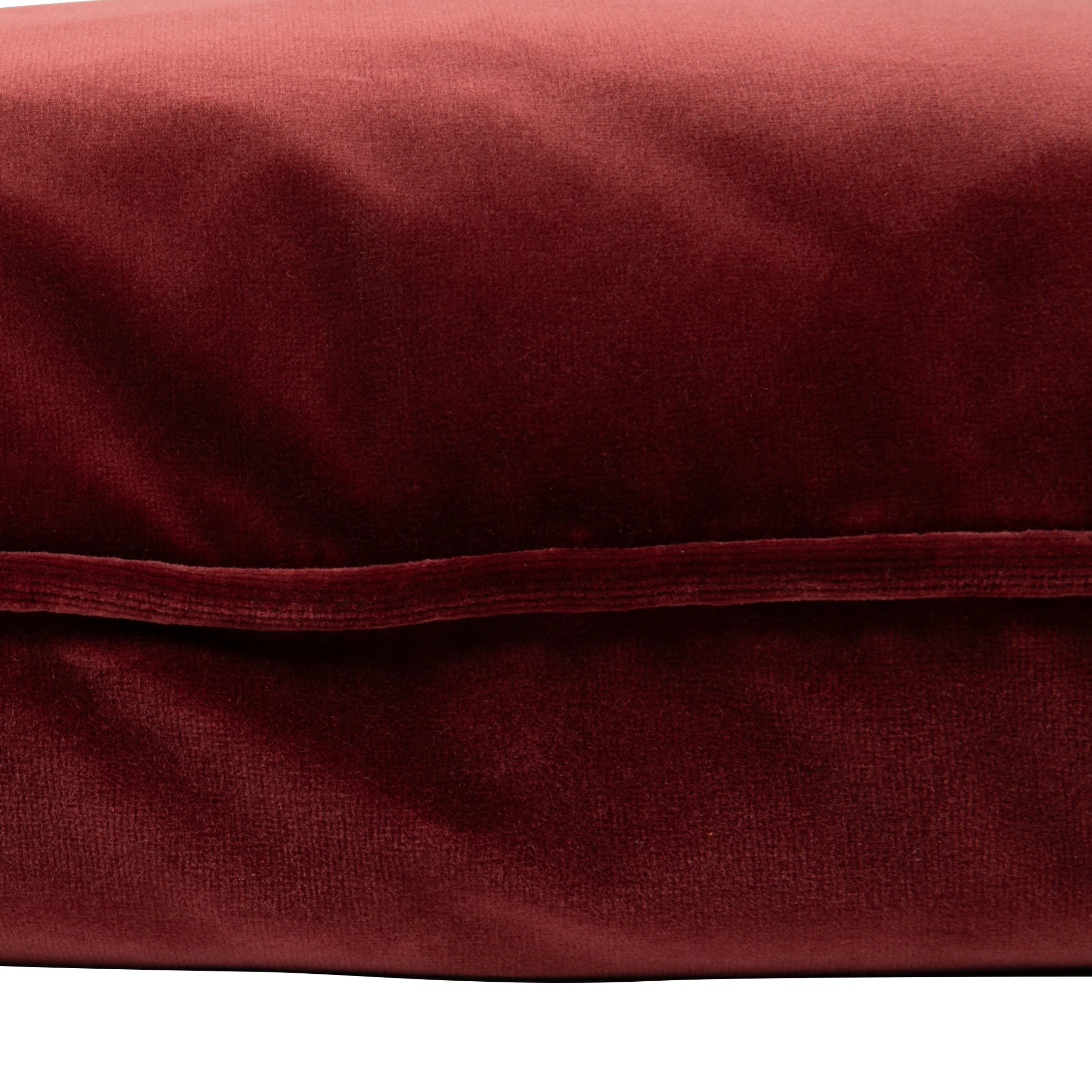 Empire Velvet Cushion - Burgundy - Image 6