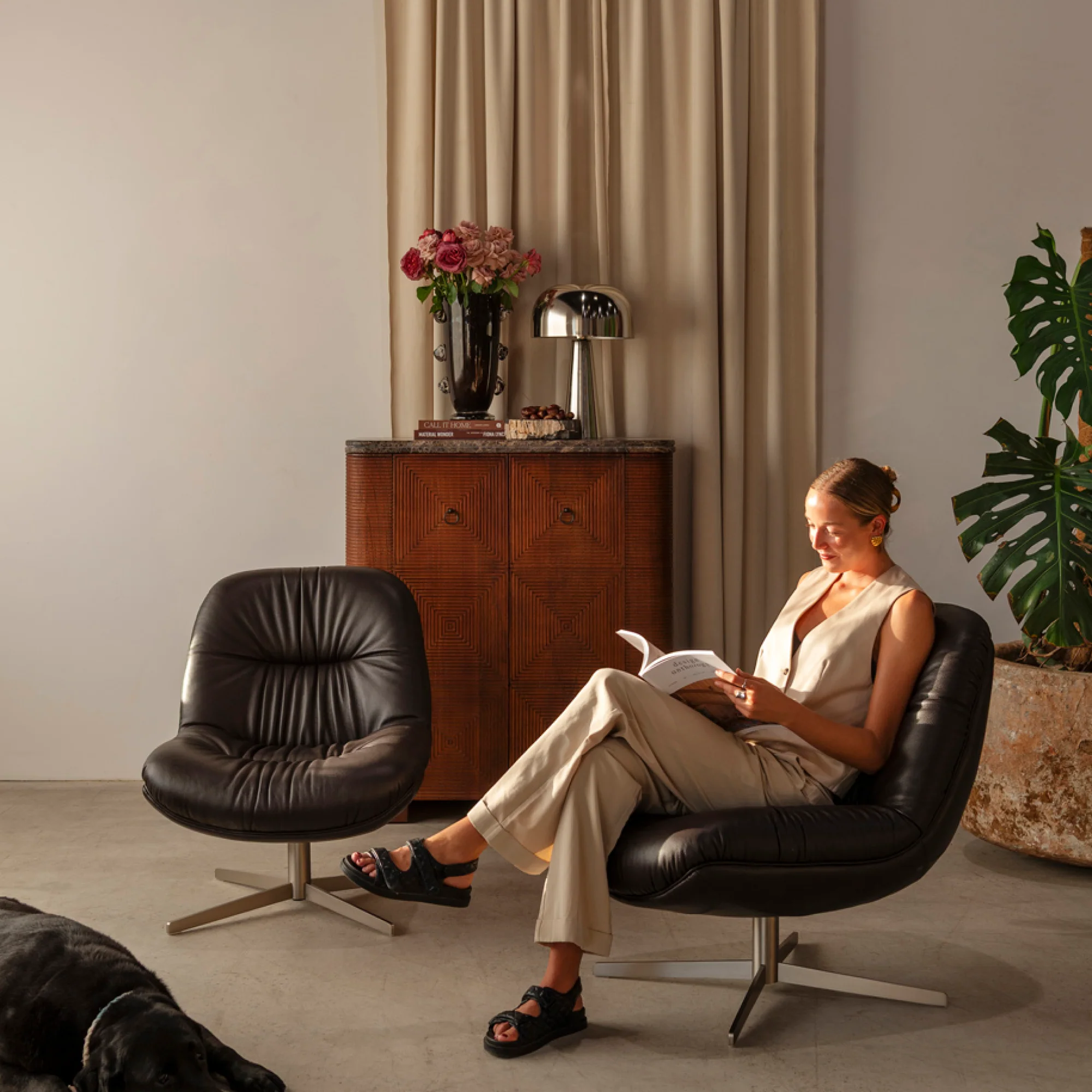 Giorgio Occasional Swivel Chair - Image 6