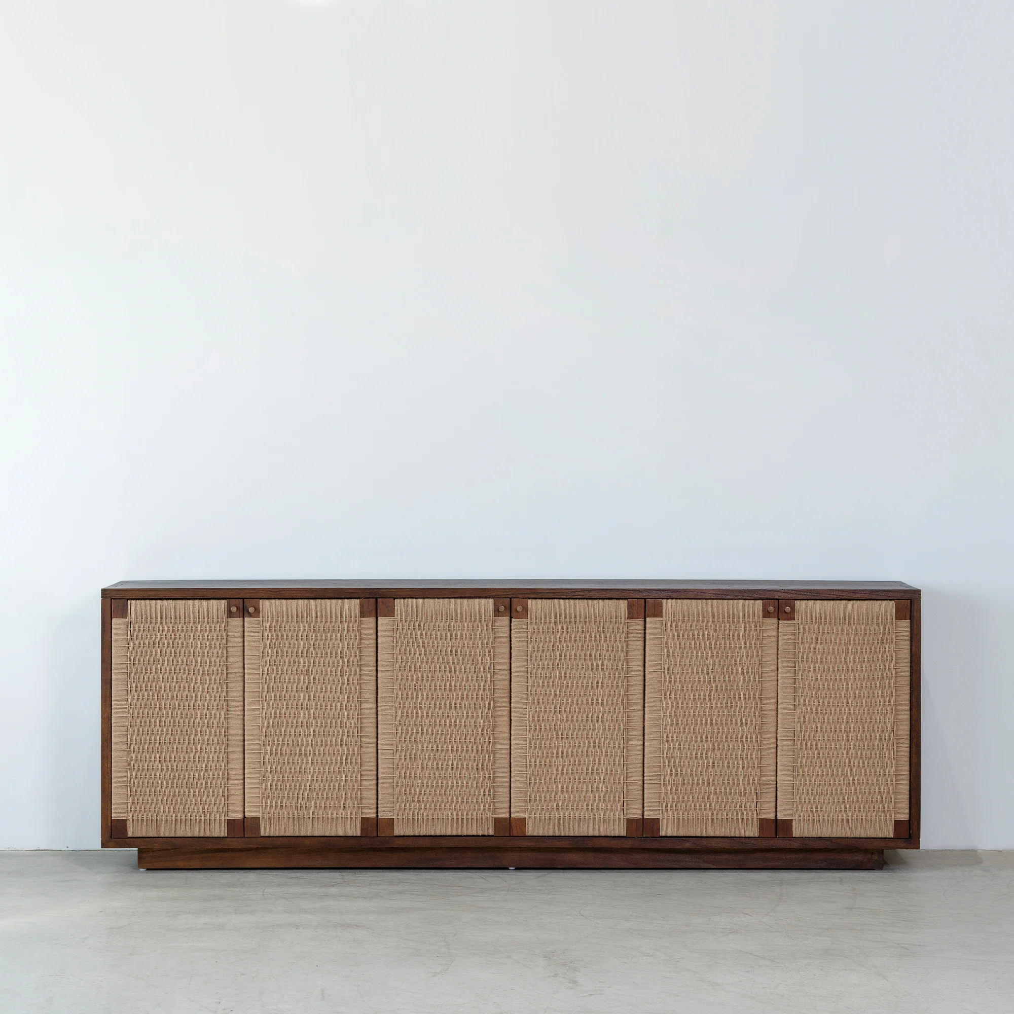 Holly 6 Door Buffet - Rustic Walnut - Image 3
