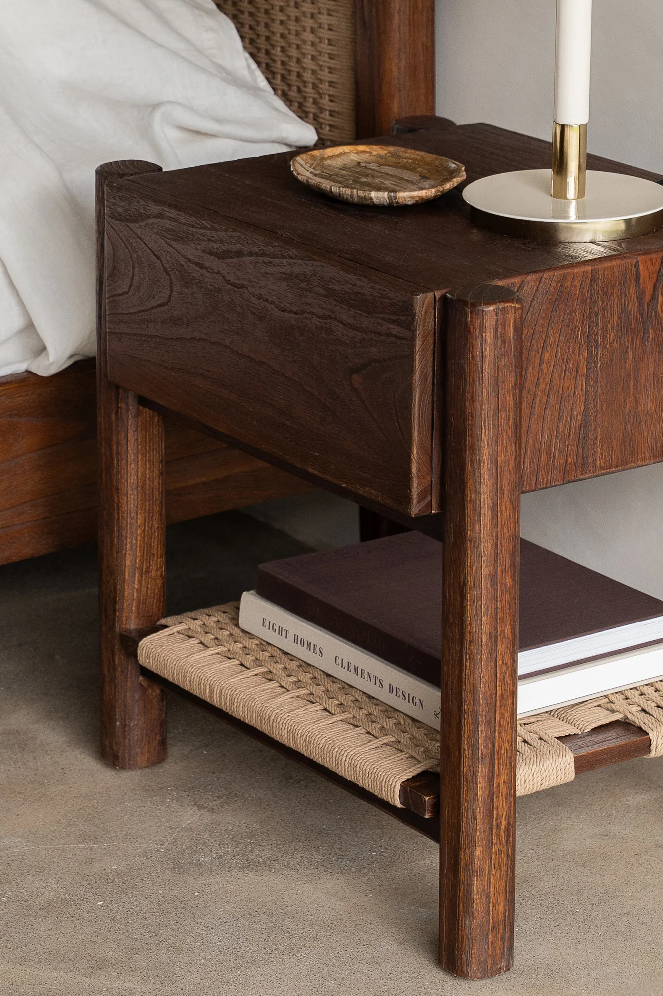Lou Lou Bedside - Rustic Walnut - Image 6