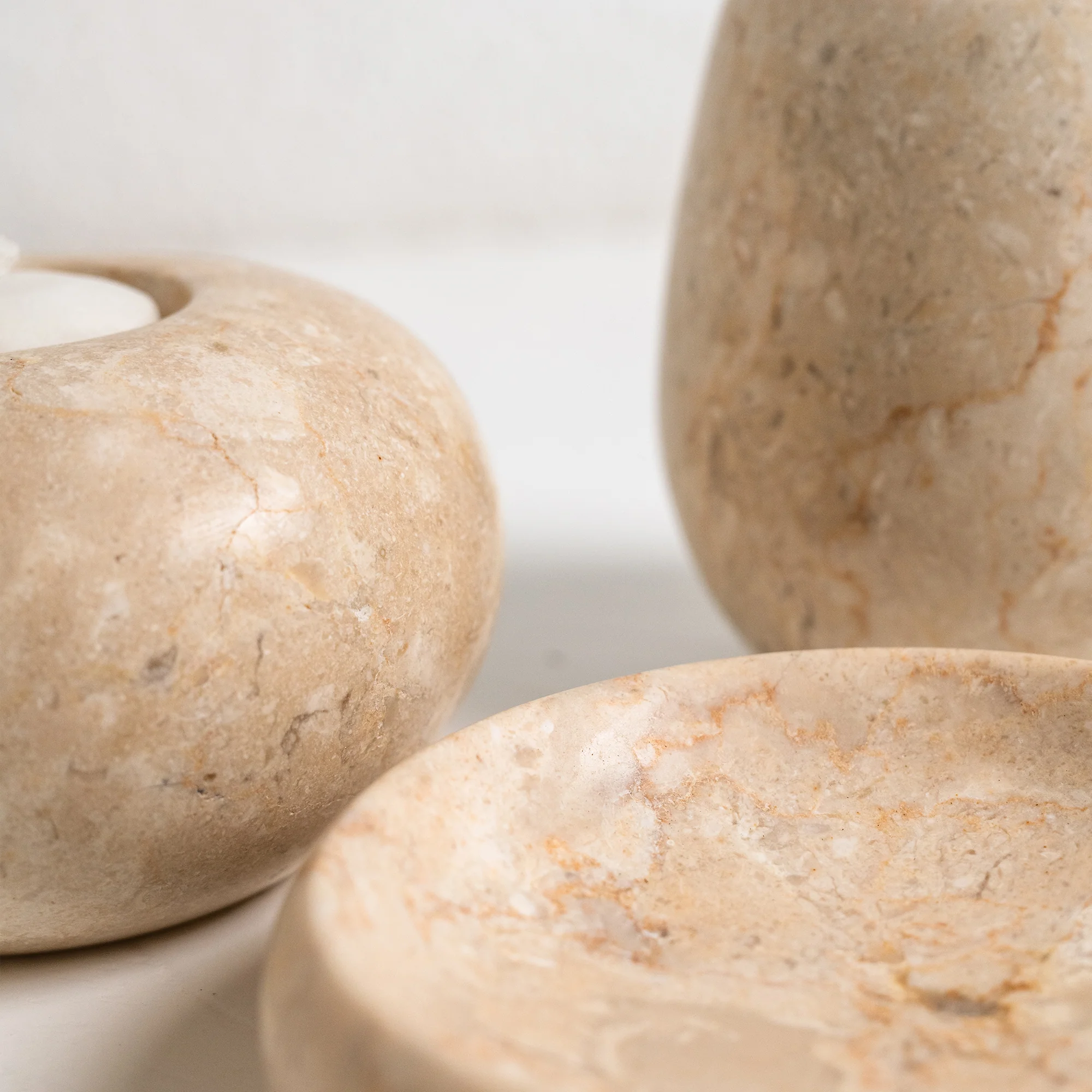 Doff Marble Donut Candle Holder - Image 4