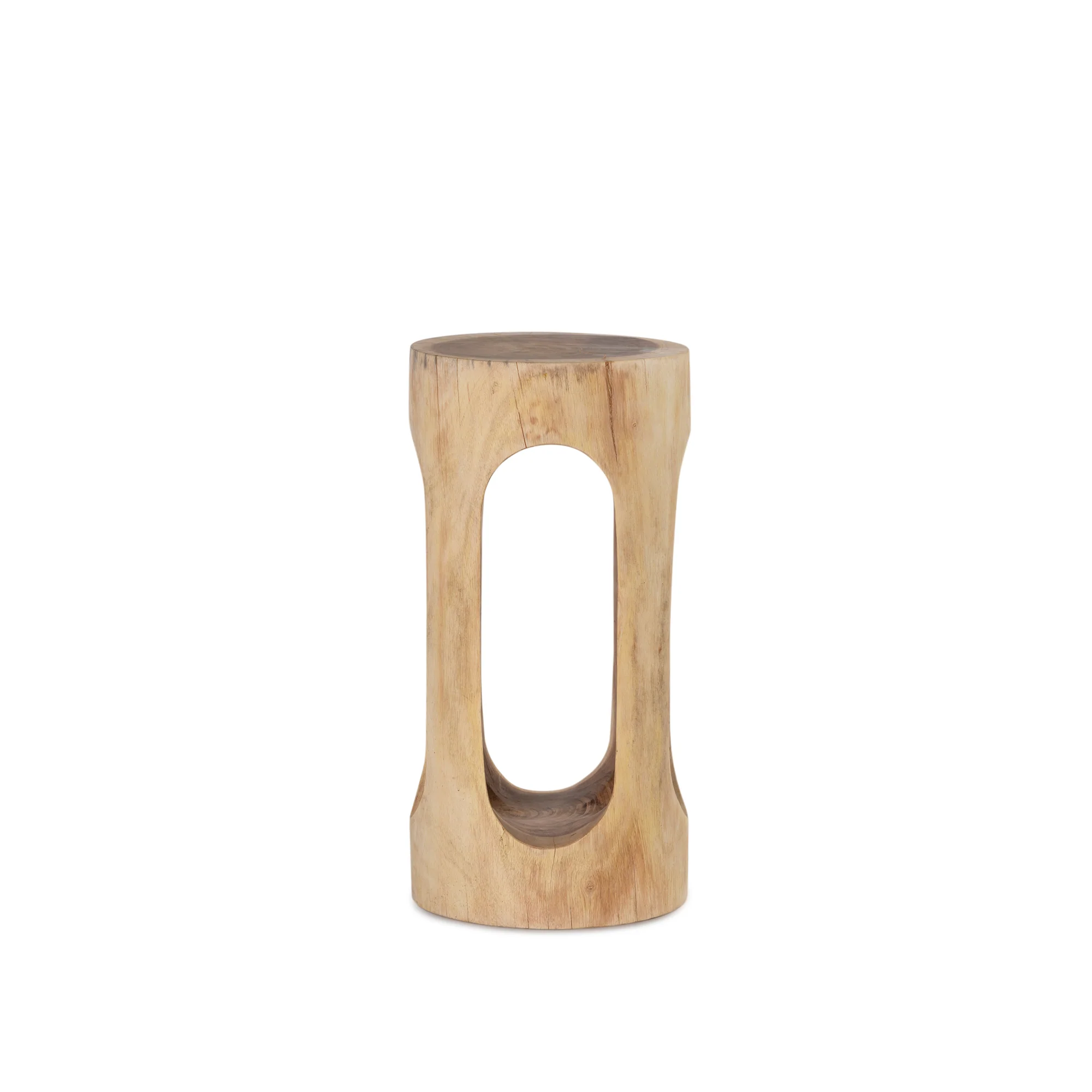 Meh 4 Hole Tall Side Table - Raw - Image 2