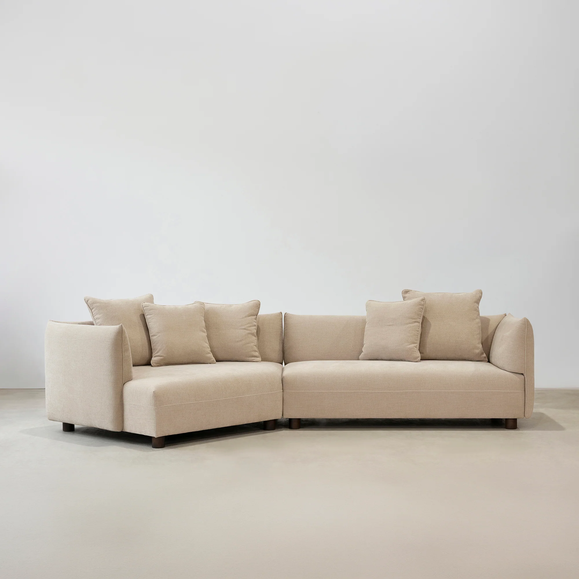 Oscar Left Chaise Sofa - Rye