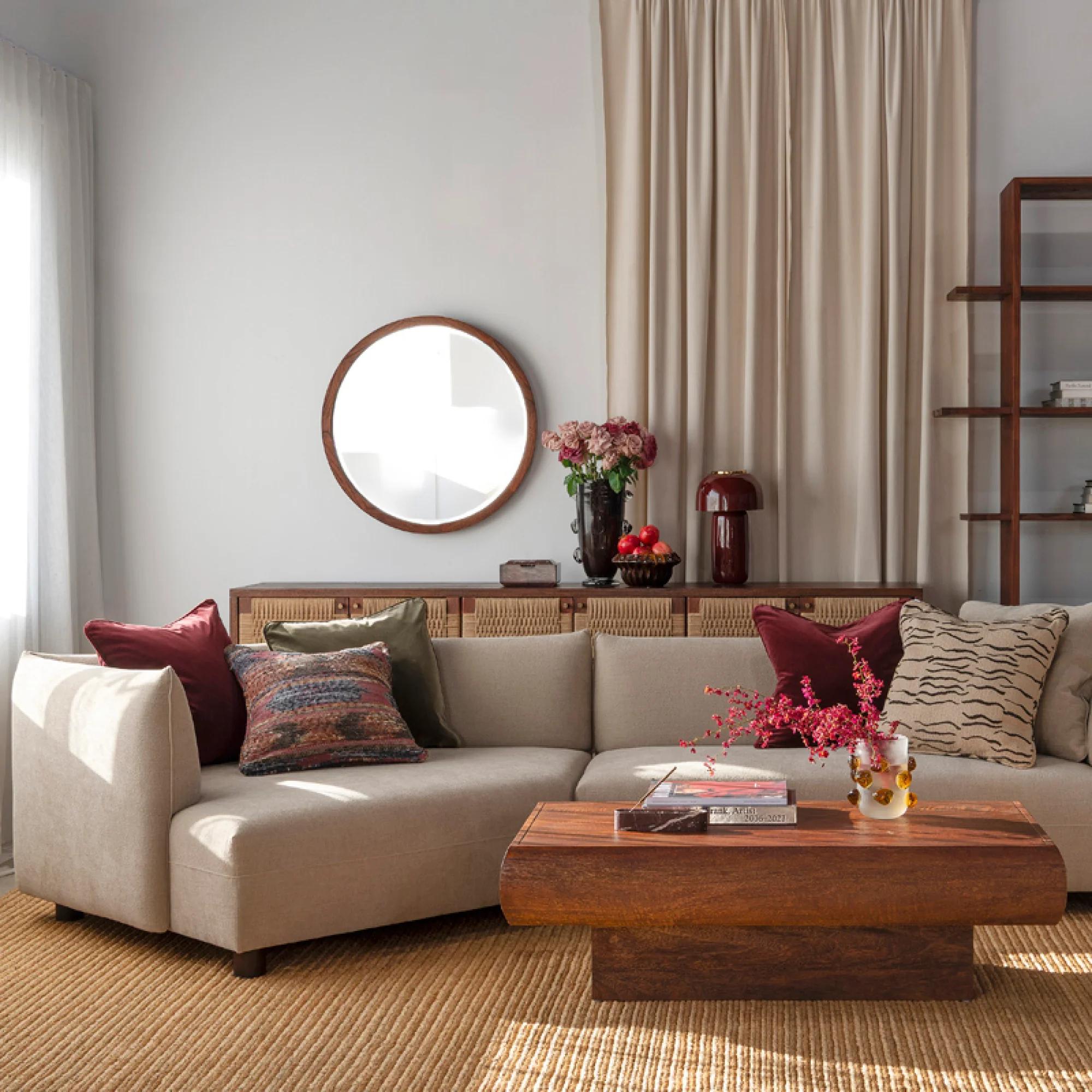 Oscar Left Chaise Sofa - Rye - Image 3
