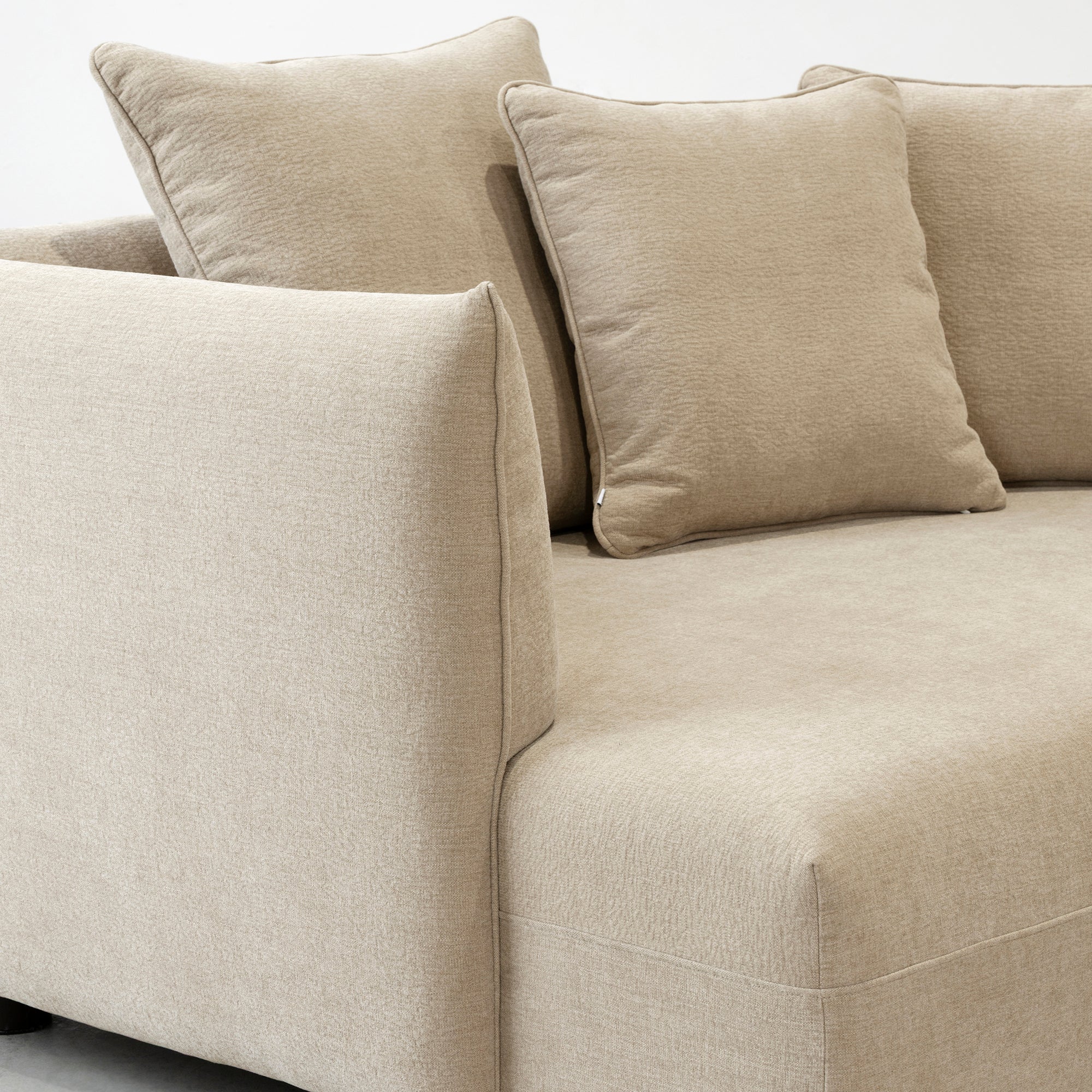 Oscar Left Chaise Sofa - Rye - Image 5