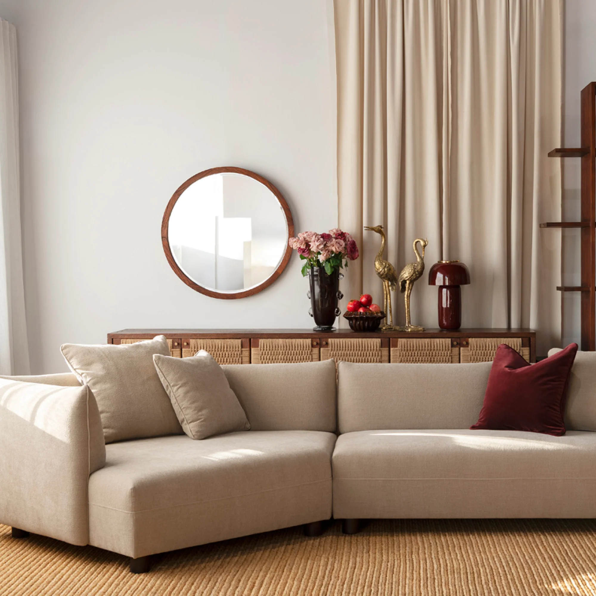 Oscar Left Chaise Sofa - Rye - Image 7