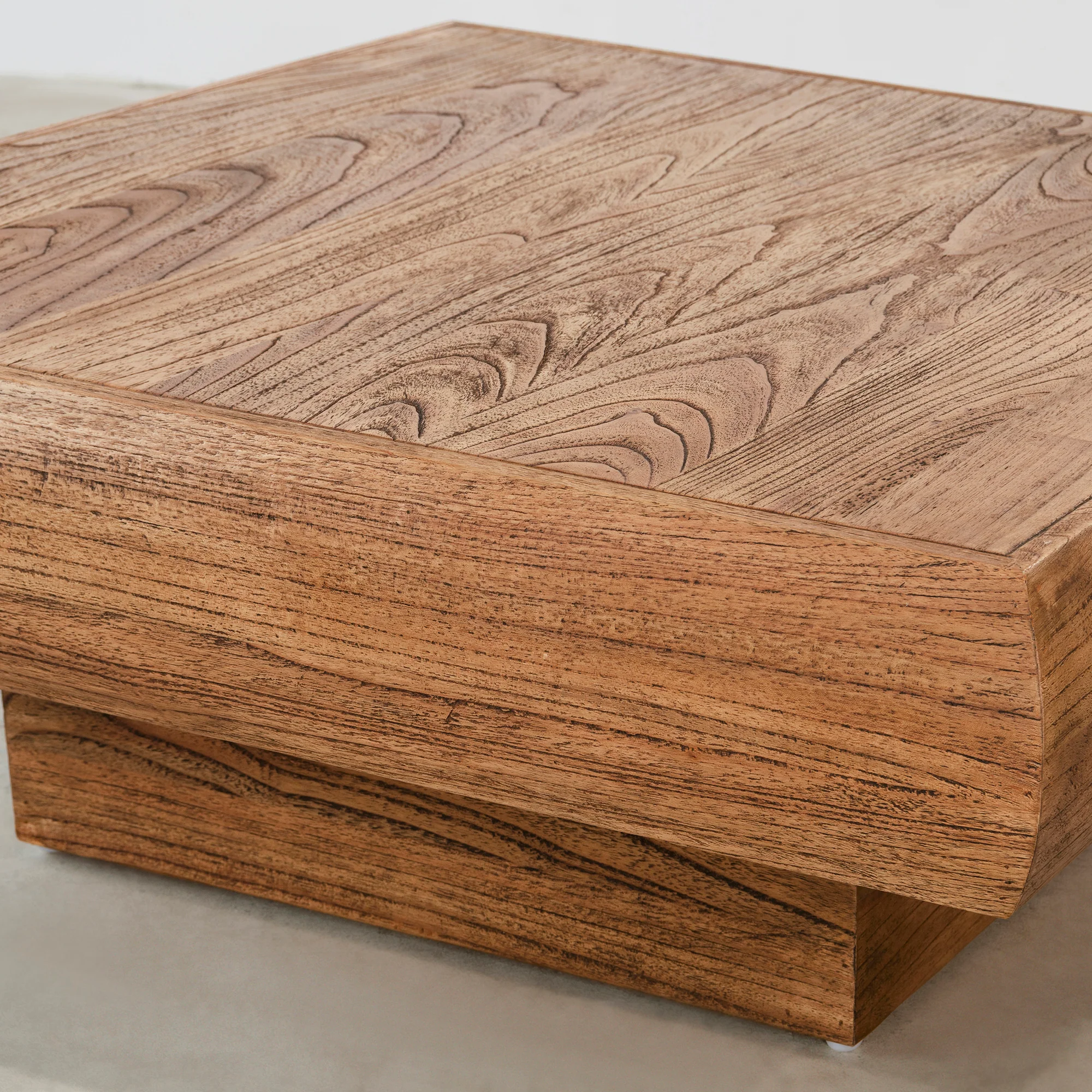Pierce Square Coffee Table - Antique Mindi - Image 4