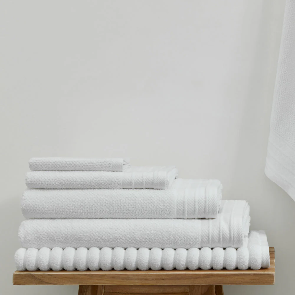 Pure Cotton Face Washer - White - Image 2