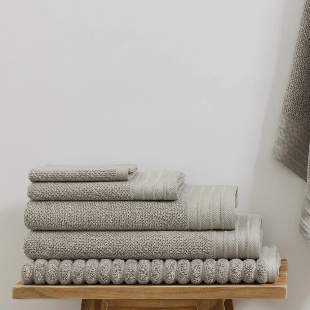 Pure Cotton Hand Towel - Linen - Image 2