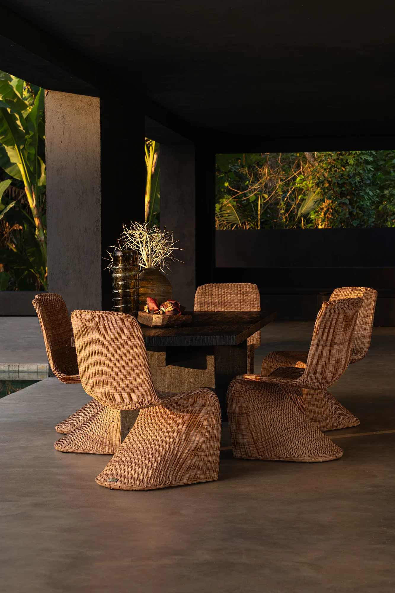 Serpent Outdoor Dining Chair - Image 4