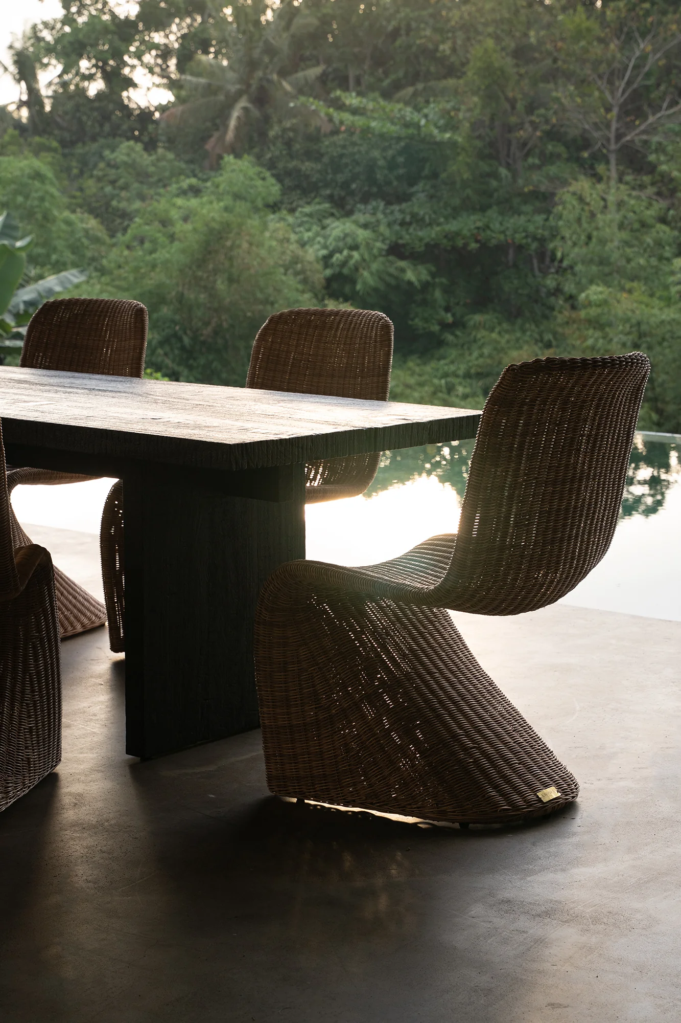 Serpent Outdoor Dining Chair - Image 5
