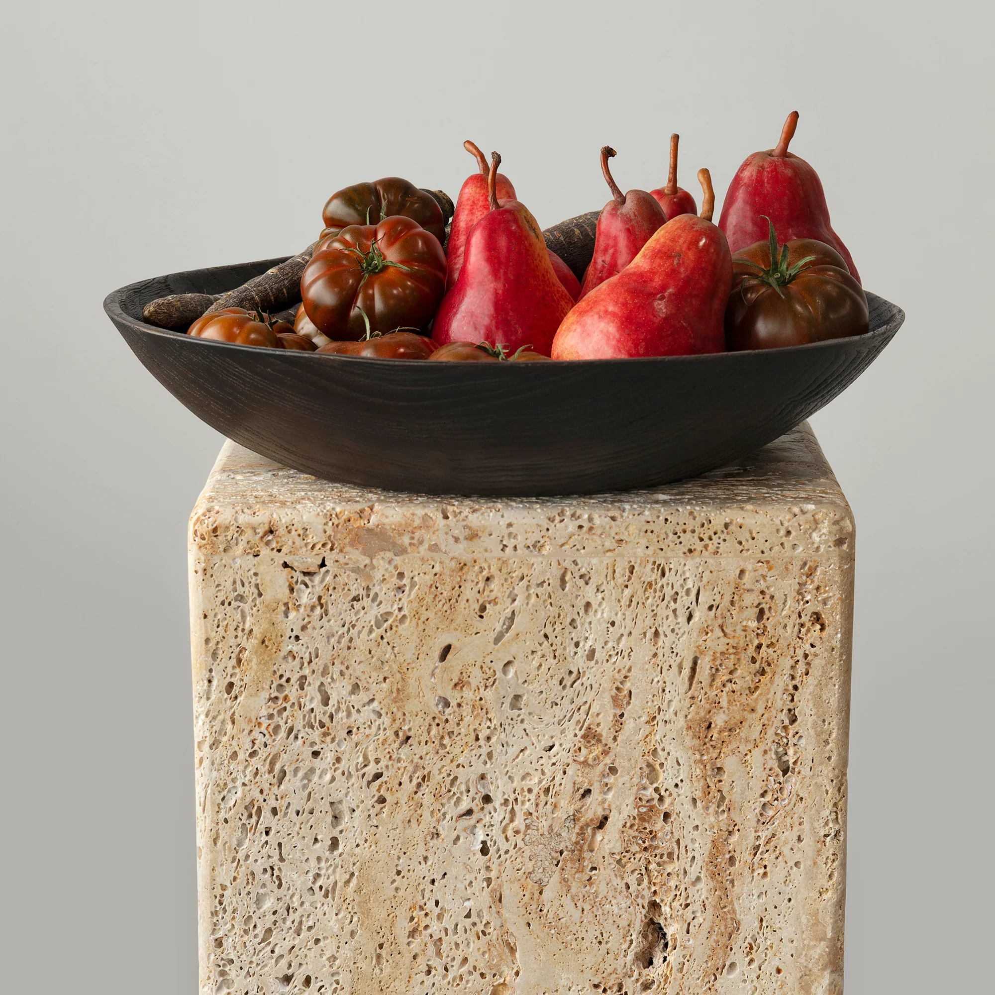 Teak Fruit Bowl - Cola - Image 2