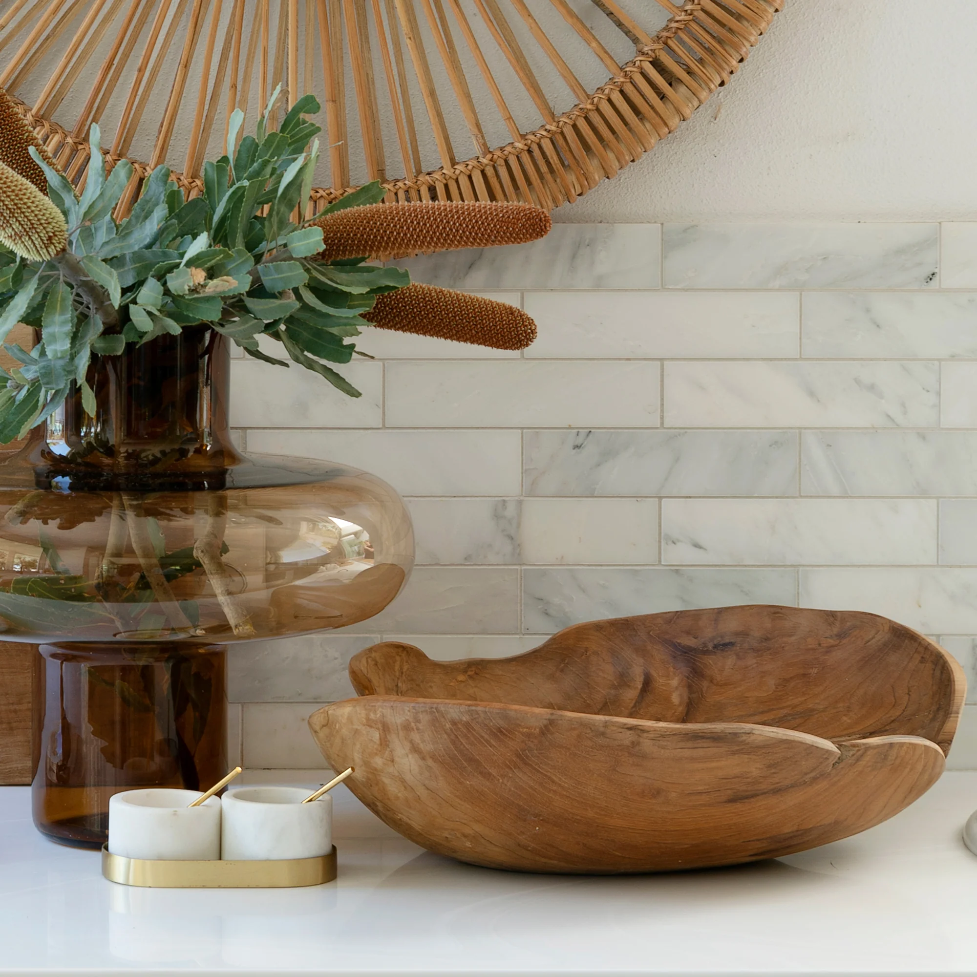 Teak Fruit Bowl - Raw - Image 7