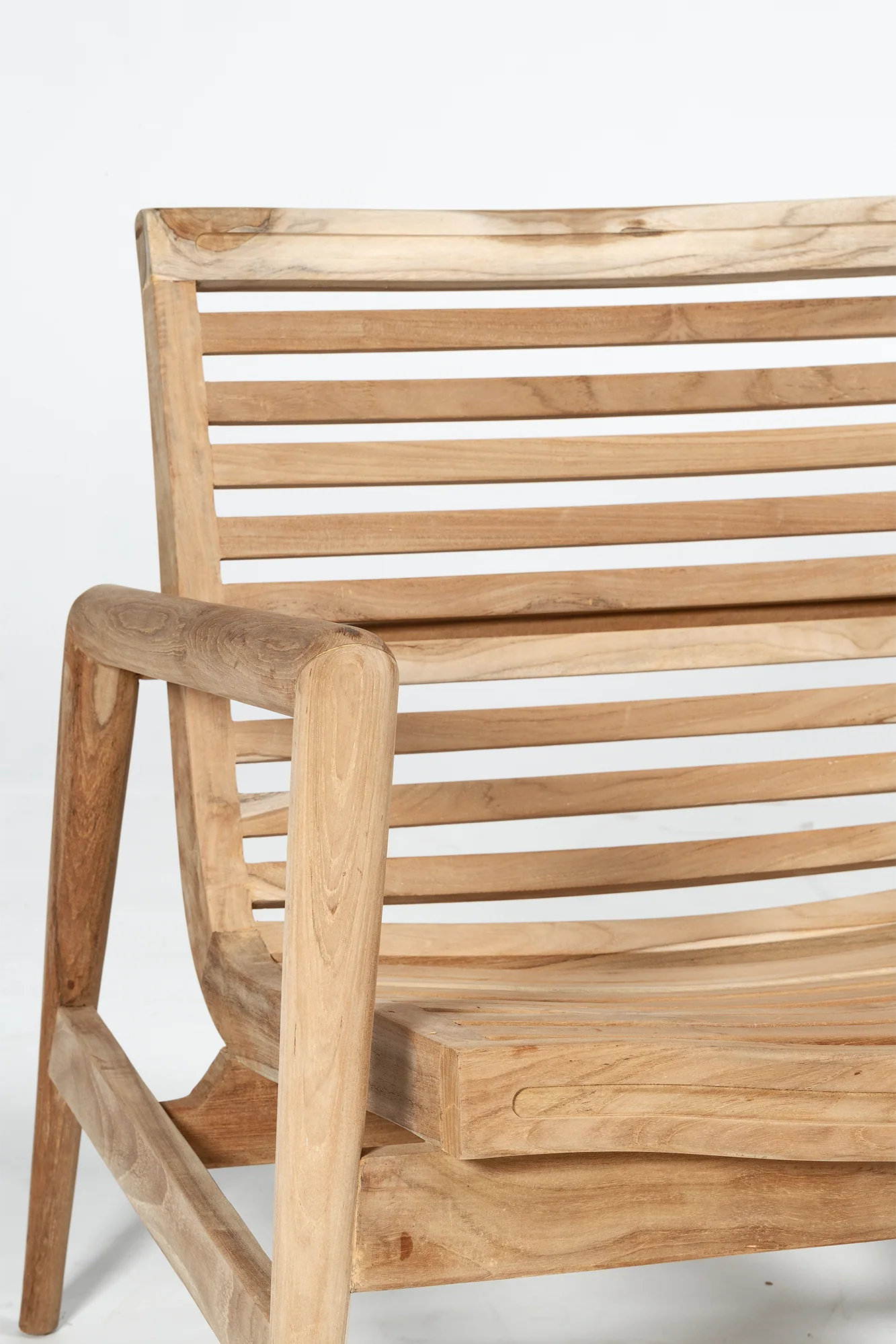 Teak Metro Chair - Raw - Image 6