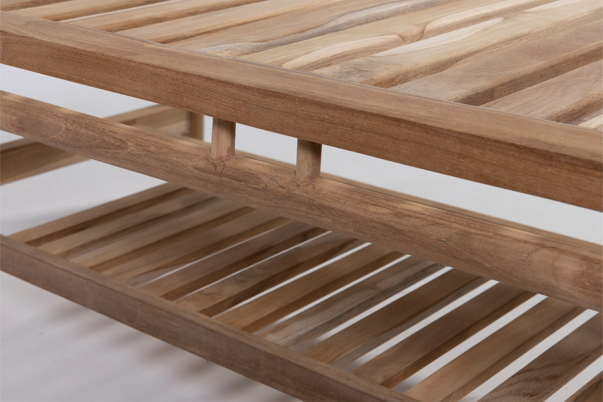 Teak Metro Coffee Table - Raw - Image 4