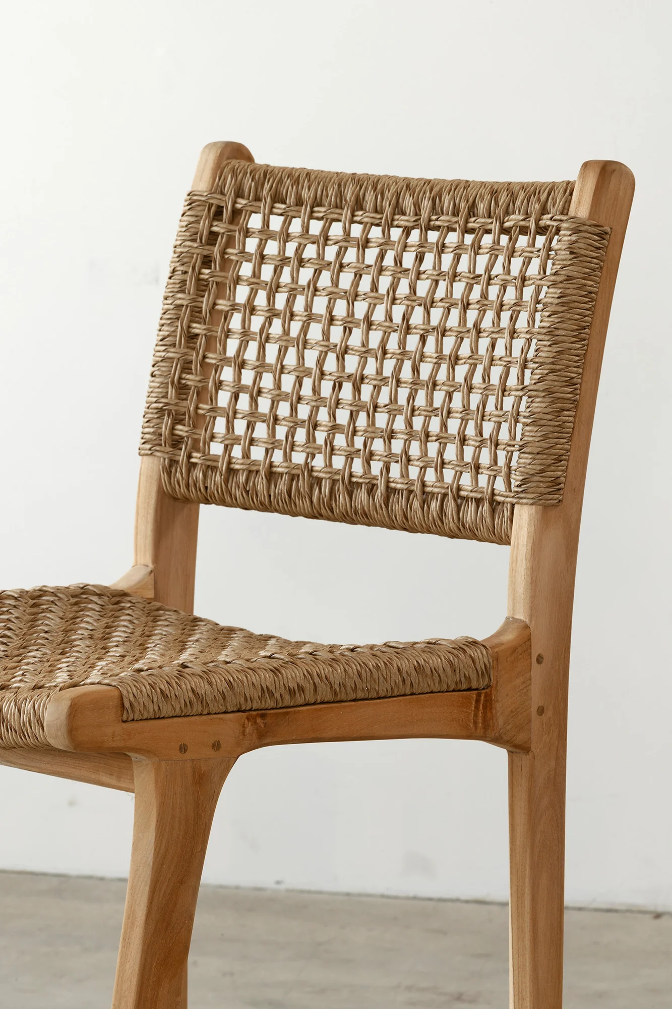 Vogue Teak Bar Stool - Raw - Image 6