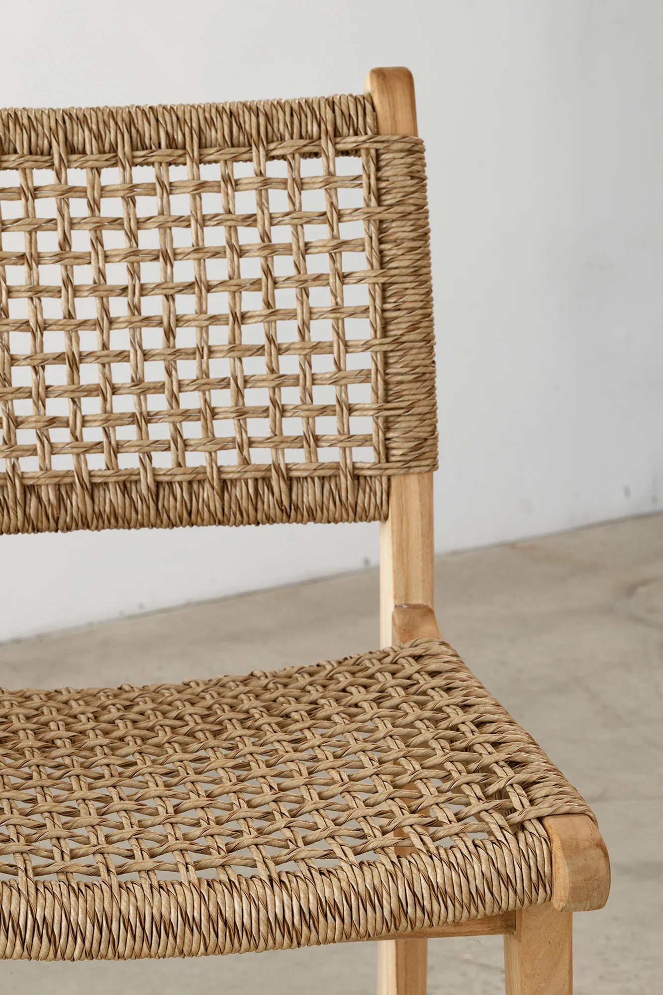 Vogue Teak Bar Stool - Raw - Image 7