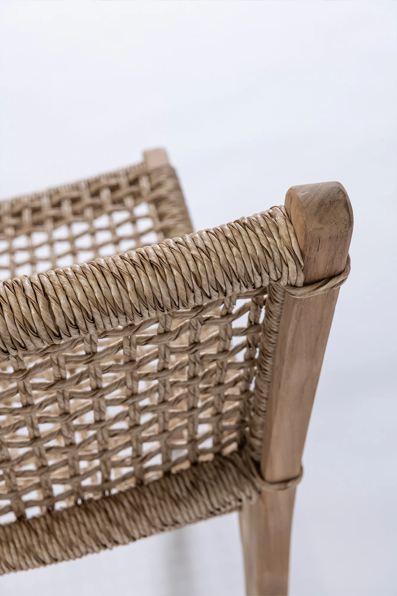 Vogue Teak Chair- Raw/Seagrass - Image 6