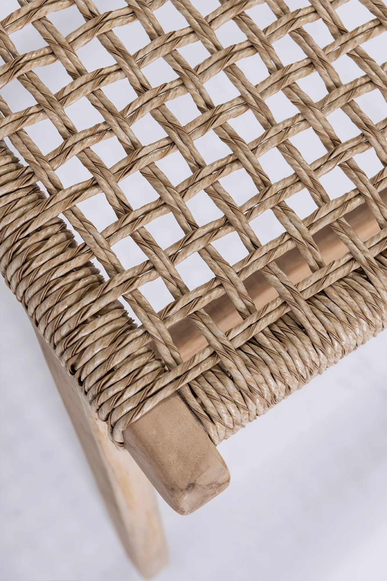 Vogue Teak Chair- Raw/Seagrass - Image 8