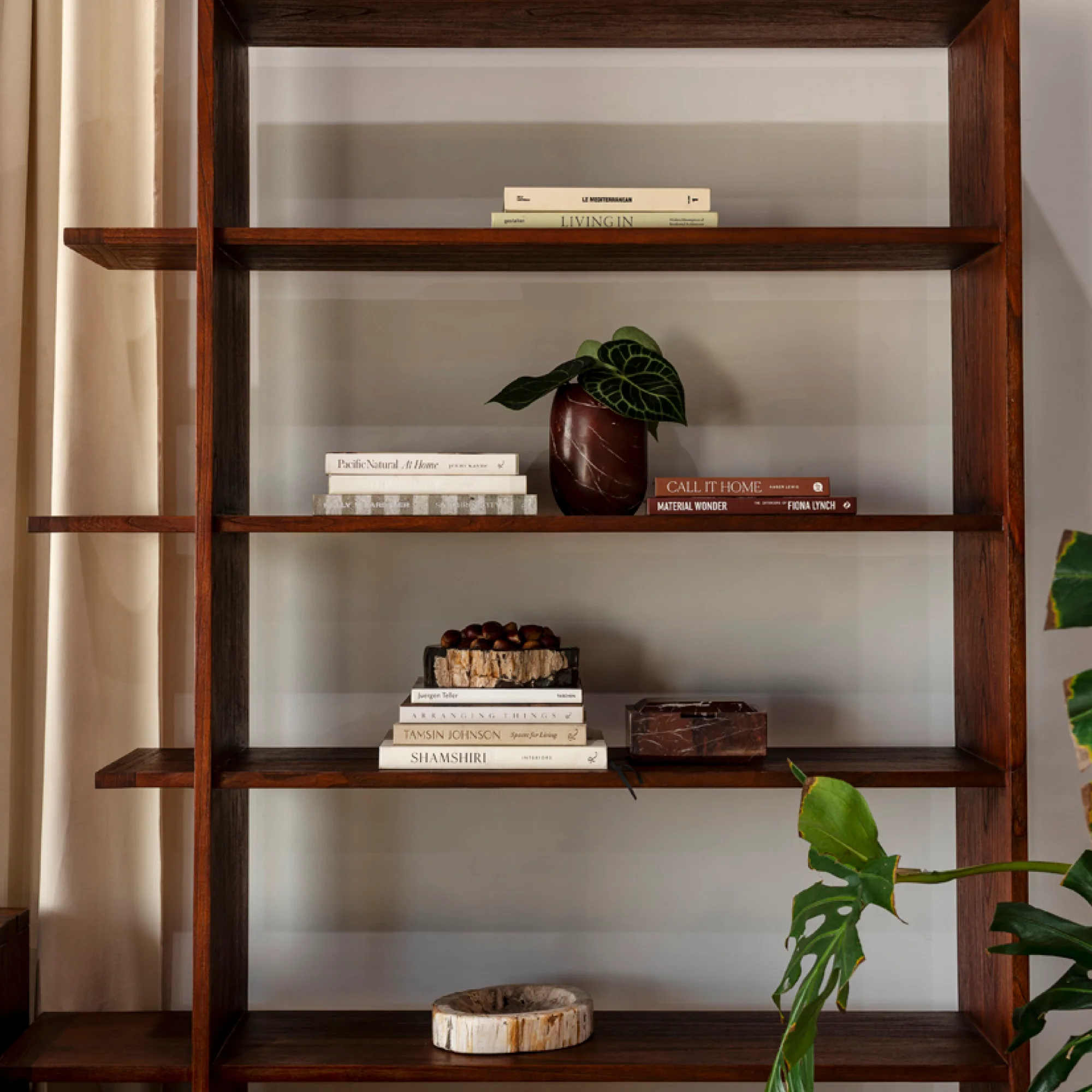 Yuli Bookcase - Rustic Walnut - Image 3